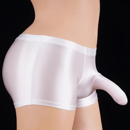 Glossy Long Crotch Sleeve Boxer Brief - Image 9