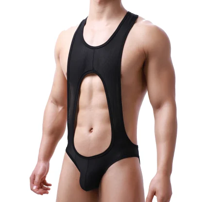 Sexy Cutout Bodysuit with Open Back Design - Image 5