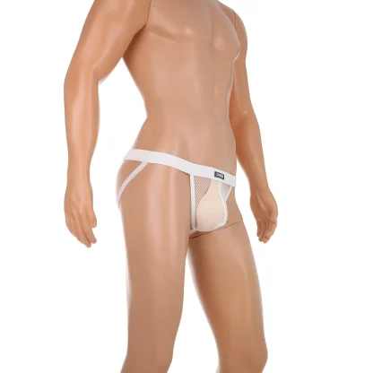 Breathable Jockstrap with Fishnet Design - Image 9