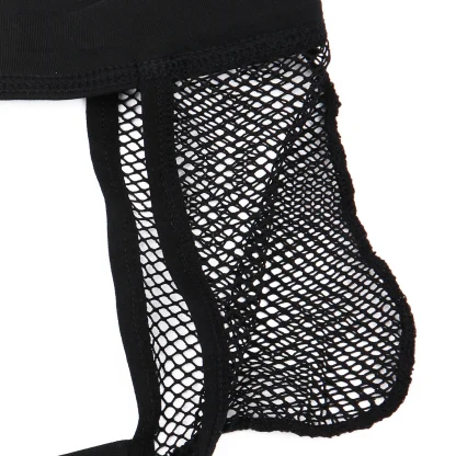 Breathable Jockstrap with Fishnet Design - Image 14