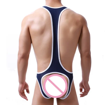 Sexy Cutout Bodysuit with Open Back Design - Image 3