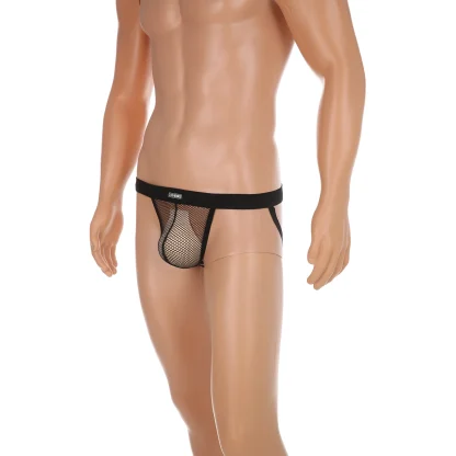 Breathable Jockstrap with Fishnet Design - Image 4