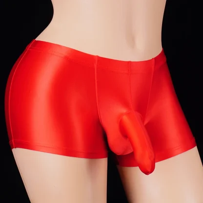 Glossy Long Crotch Sleeve Boxer Brief - Image 12