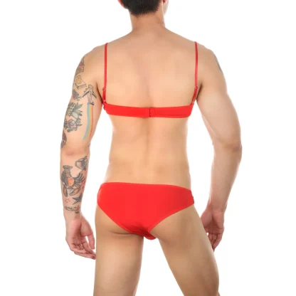 Lace Trim Lingerie Set for Men - Image 9