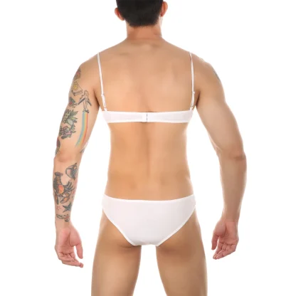 Lace Trim Lingerie Set for Men - Image 10