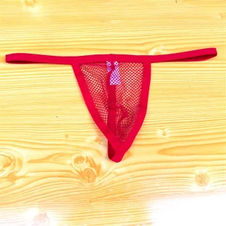 Seductive Mesh G-string with Solid Color