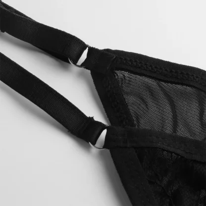 Sheer Lace Panty with Adjustable Strap - Image 15