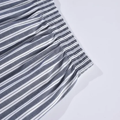 Loose Fit Boxer Short with Plaid Print - Image 13