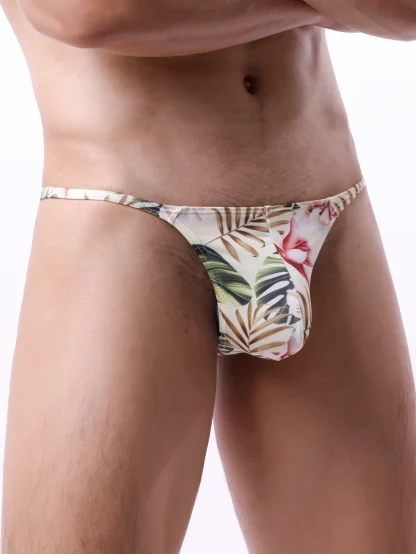 Playful Thong with Tropical Print - Image 15