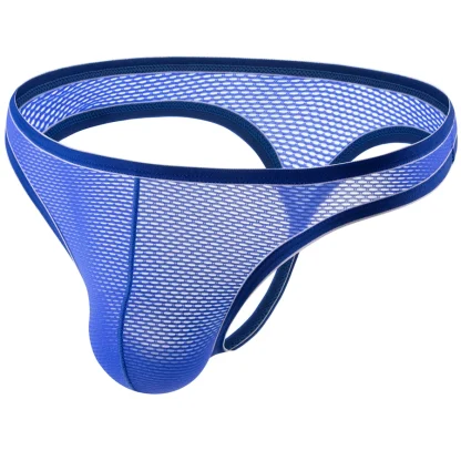 Breathable Thong with Sheer Fabric - Image 2