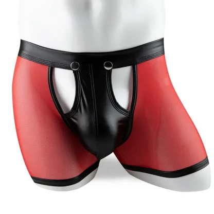 Transparent Boxer Brief with Snap Button Crotch - Image 5