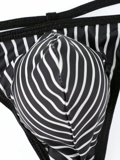 Low-rise G-string with Stripe Pattern - Image 8