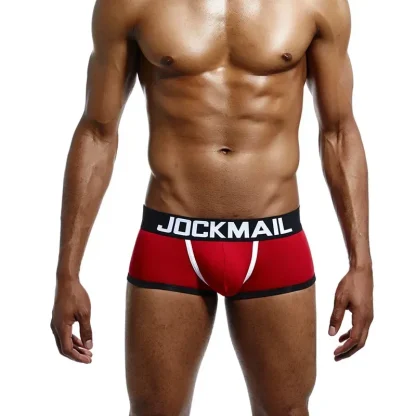 Elastic Waist Boxer Brief with Open Back Design - Image 12