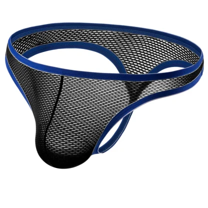 Breathable Thong with Sheer Fabric - Image 3
