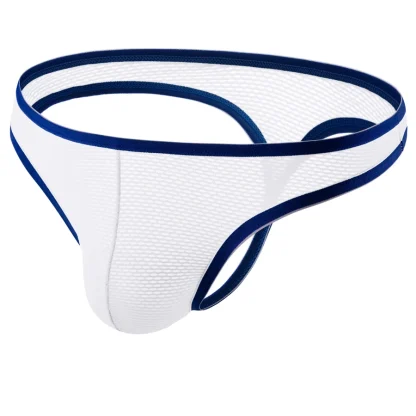 Breathable Thong with Sheer Fabric - Image 4