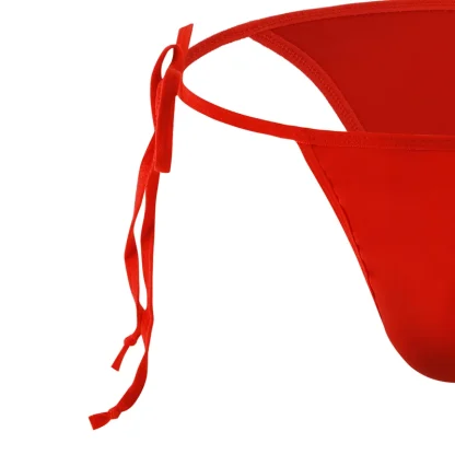 Sexy Tie Up Lingerie with Triangle Cup - Image 5
