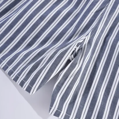 Loose Fit Boxer Short with Plaid Print - Image 12