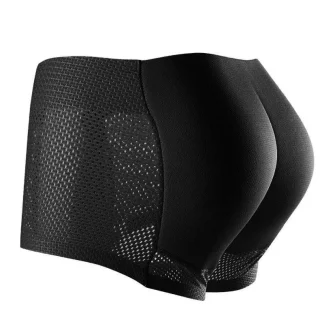 Seamless Boxer Brief with Padded Back