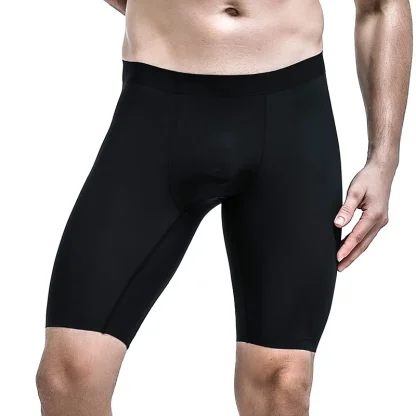 Breathable Long Leg Solid Boxer Briefs - Image 10