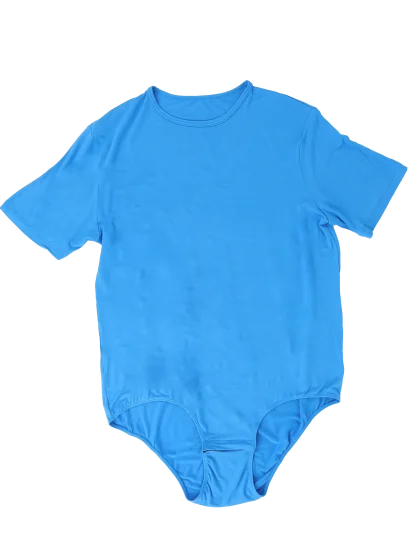 Short Sleeve Bodysuit with Snap Button Crotch - Image 11