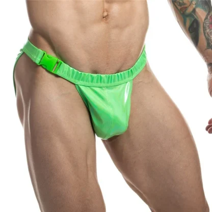 Iridescent Shiny Brief with Buckle Side - Image 3