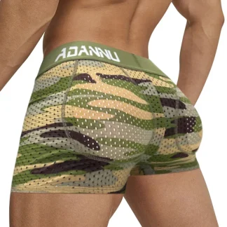 Breathable Boxer Brief with Push Up Pad