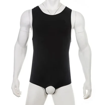 Open Crotch and Back Bodysuit for Men - Image 3
