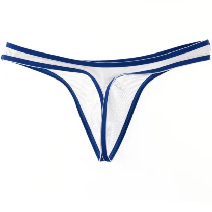 Breathable Thong with Sheer Fabric - Image 11